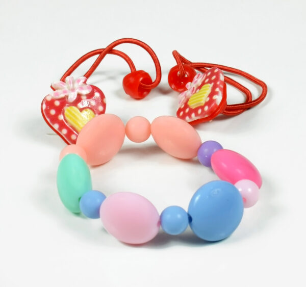 Stone Bracelet with Hair Band - Multicolor-24471