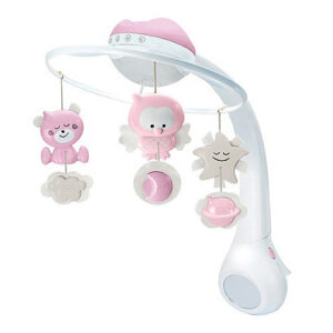 Infantino 3 In 1 Projector Musical Mobile - Pink-25298