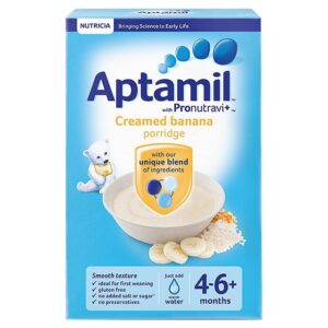 Aptamil Creamed Banana Porridge 4-6 Months 125g-0