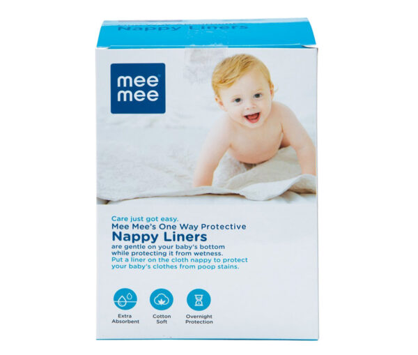 Mee Mee One-Way Nappy Liners - 100 Liners-0