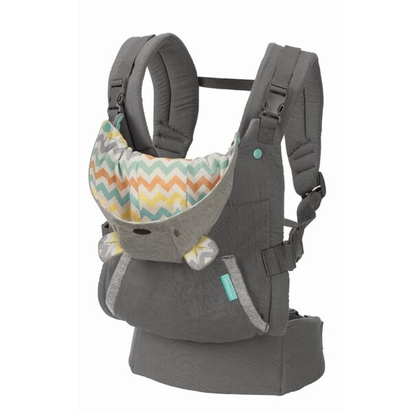 Infantino Cuddle Up Ergonomic Hoodie Carrier - Grey-0