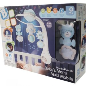 Infantino 3 In 1 Projector Musical Mobile - Light Blue-25287