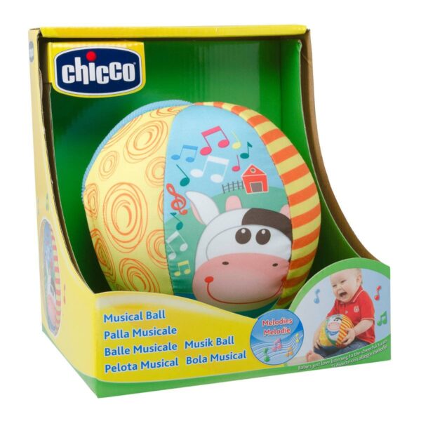 Chicco Musical Ball Toy - Multicolor-25666