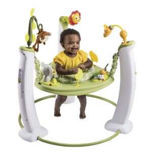 Evenflo Exersaucer Jump and Learn Stationary Jumper, Safari Friends-25202