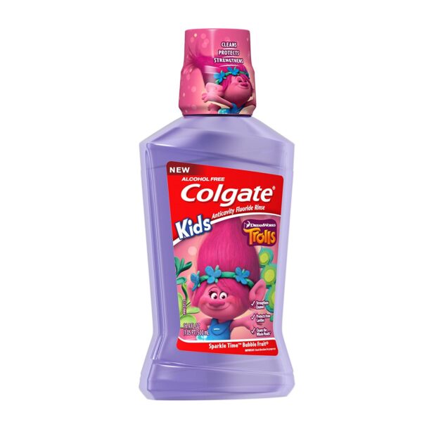 Colgate Kids Mouthwash, Alcohol Free, Trolls - 500 ml-25701