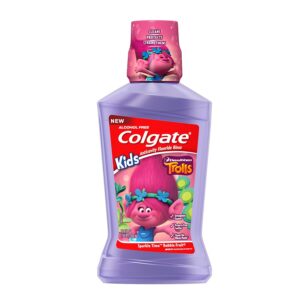 Colgate Kids Mouthwash, Alcohol Free, Trolls - 500 ml-0