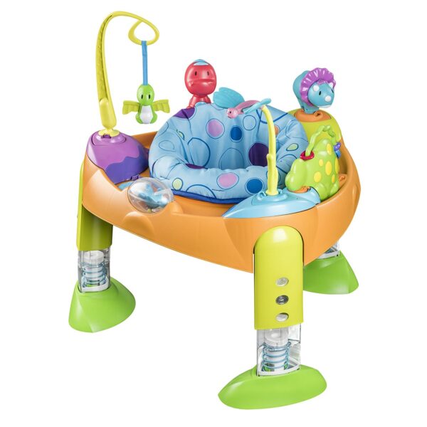 Evenflo ExerSaucer Fast Fold Plus Go Bounce-A-Saurus-0