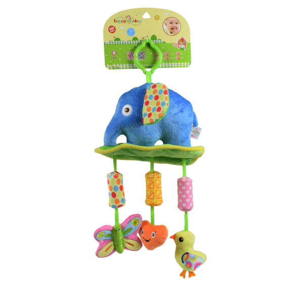 Animal Campanula Wind Chimes for Cart Bed, Musical Hanging Toy - Multicolor-25530