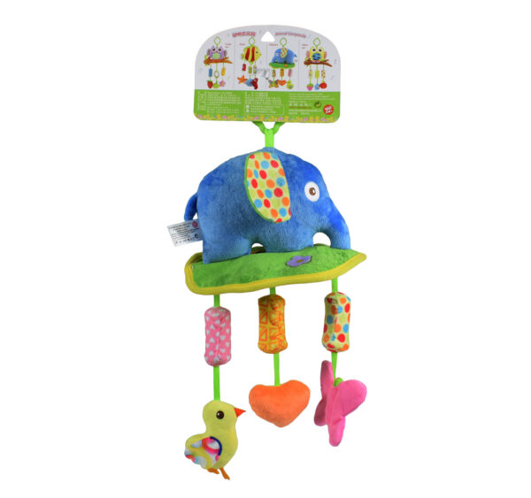 Animal Campanula Wind Chimes for Cart Bed, Musical Hanging Toy - Multicolor-25534