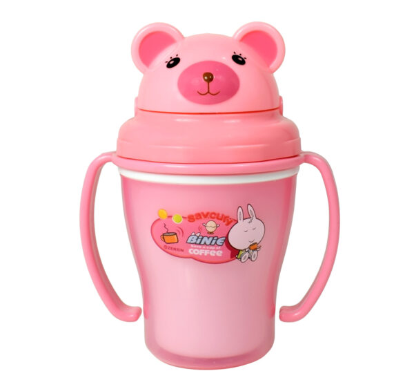 Binie Straw Cup, Sipper (150ml) - Pink-0