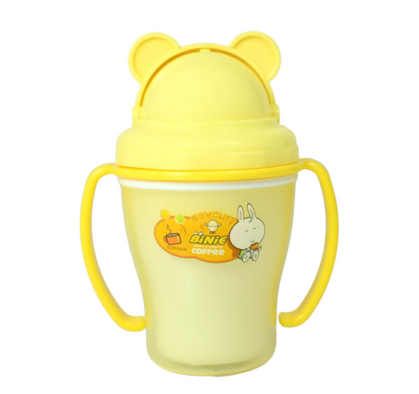 Binie Straw Cup, Sipper (150ml) - Yellow-25937
