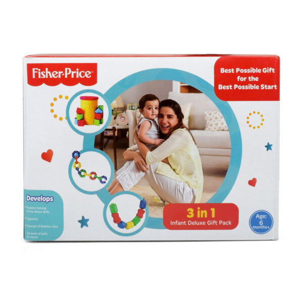 Fisher Price 3-in-1 Infant Deluxe Gift Pack - 6M+-0