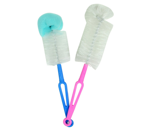 Juju Bottle Cleaning Brush Set - Blue/Pink-0