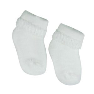 New Born Baby Socks - White-0