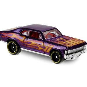 Hot Wheels - 68 Chevy Nova Purple, HW Flames #32/365-0