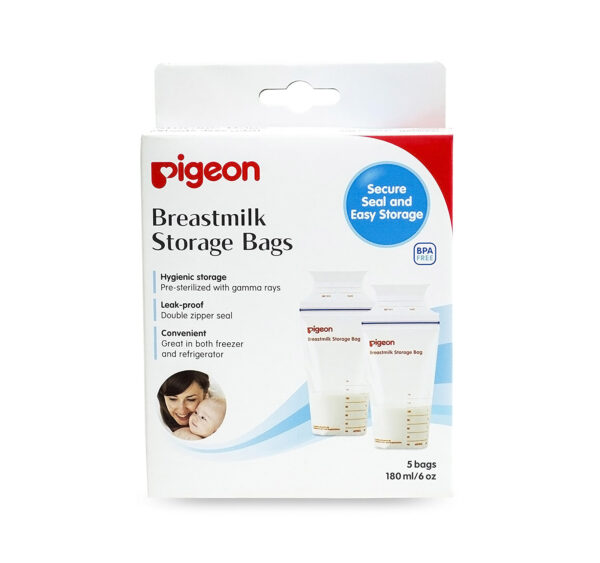 Pigeon Breast Milk Storage Bag, 5 Pieces-0