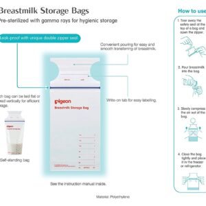 Pigeon Breast Milk Storage Bag, 5 Pieces-25997