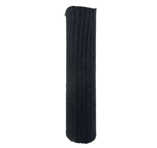 Women Winter Knitted Leg Warmer, Crochet Leg Warmer - Black-25993