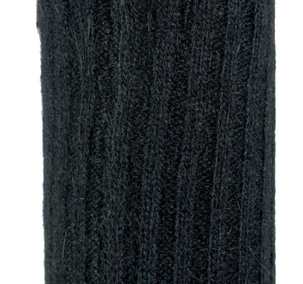 Women Winter Knitted Leg Warmer, Crochet Leg Warmer - Black-25992