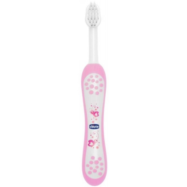 Chicco First Milk Toothbrush For Babies 6 to 36 Months - Pink-26507