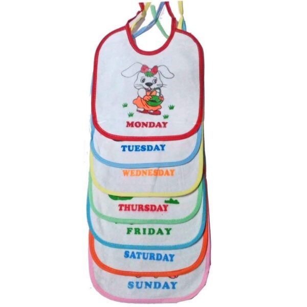 7 weekdays Bibs (multicolour) Pack of 7-26552