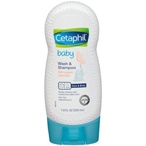 Cetaphil Baby Wash & Shampoo with Organic Calendula, 7.8 Fl. Oz-0