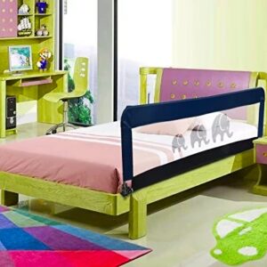 LuvLap Bed Rail Guard for Baby Safety (158cm x 44cm) -1 Pc -(Blue)-26581