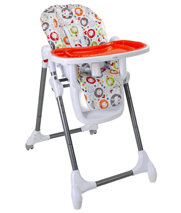 LuvLap Royal High Chair (18468) - Orange-0