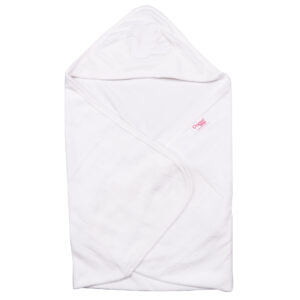 Popees white hooded towel-26650