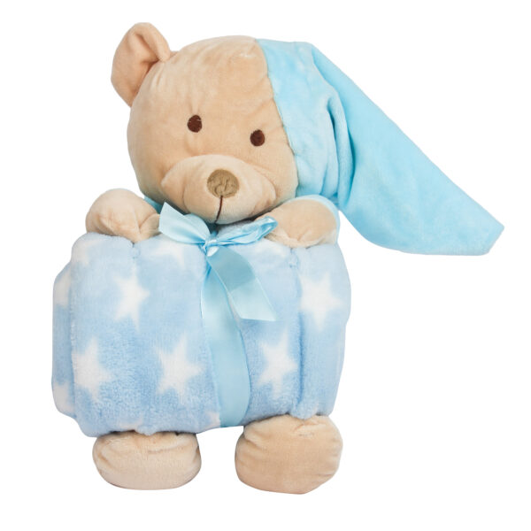 Soft plush toy with Blanket -0