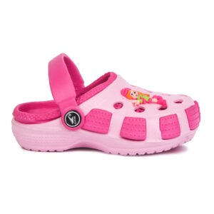 Plastic bathroom slippers(2-4years) - Pink-26784