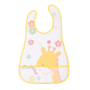 Baby Non-Spill Plastic Bib Giraffe-26944