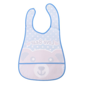 Baby Non-Spill Plastic Bib Love bear-26952