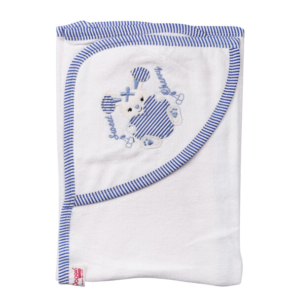 POPEES HOODED RABBIT TOWEL-26741