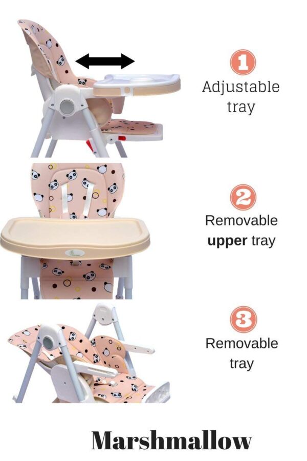 R for Rabbit Marshmallow High Chair - Beige-27056