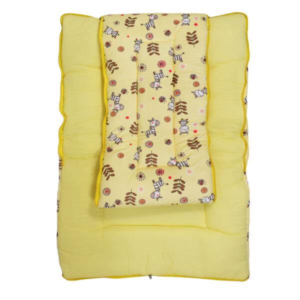 Quilted Soft Foldable Sleeping Bag - Yellow-27115