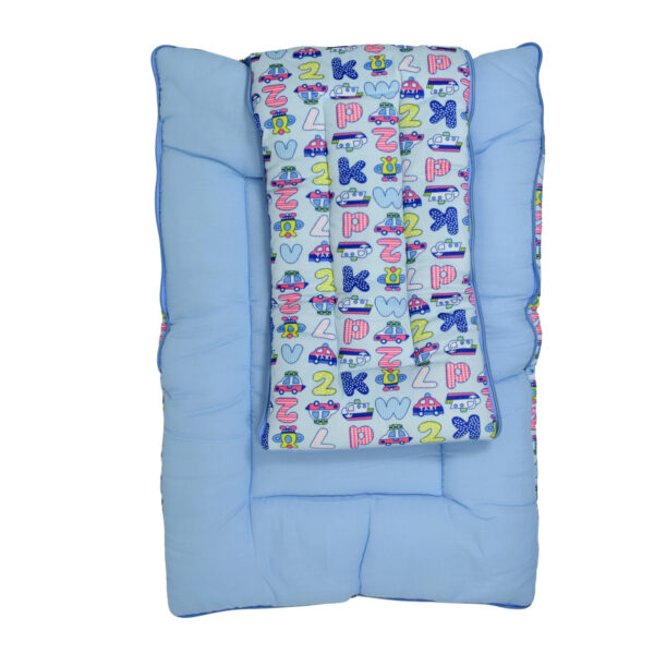 Quilted Soft Foldable Sleeping Bag - Sky Blue-27145