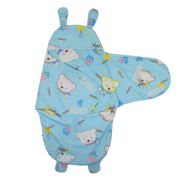 Penguin Style Baby Soft Swaddle - Sky Blue-27187