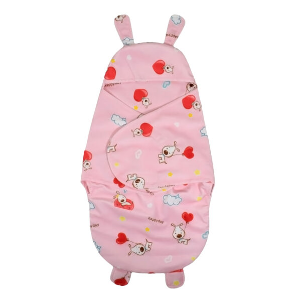 Penguin Style Baby Soft Swaddle - Pink-0