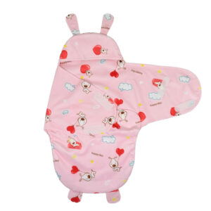 Penguin Style Baby Soft Swaddle - Pink-27192