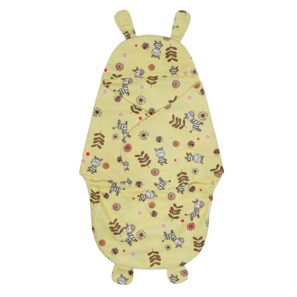 Penguin Style Baby Soft Swaddle - Yellow-0