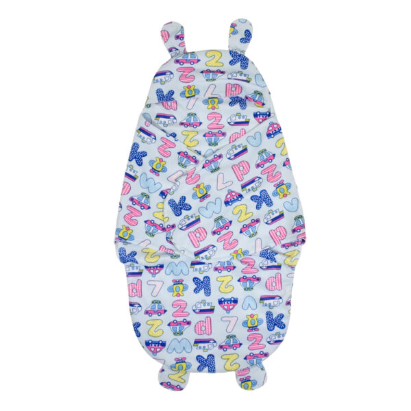 Penguin Style Baby Soft Swaddle Assorted Print - Blue-0