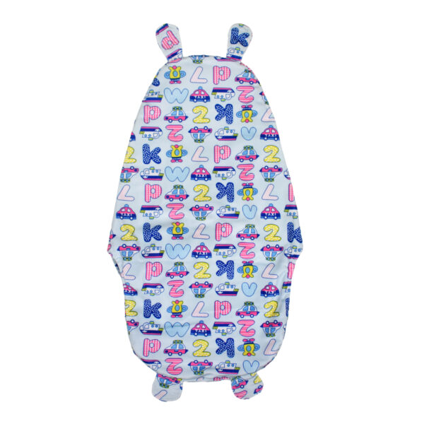 Penguin Style Baby Soft Swaddle Assorted Print - Blue-27211