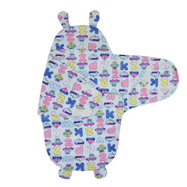 Penguin Style Baby Soft Swaddle Assorted Print - Blue-27210