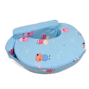 Baby Feeding Pillow, Peppa Pig Print - Sky Blue-27240