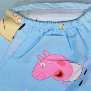 Baby Feeding Pillow, Peppa Pig Print - Sky Blue-27241