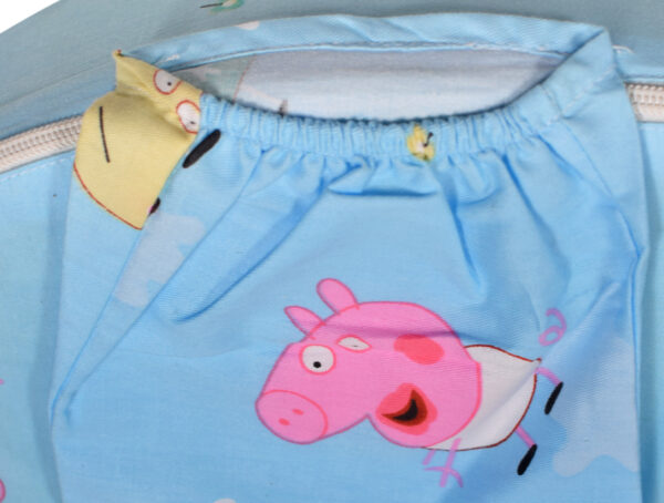 Baby Feeding Pillow, Peppa Pig Print - Sky Blue-27241