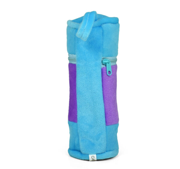 Feeding Bottle Cover With Bear Plush Toy - Blue-27320