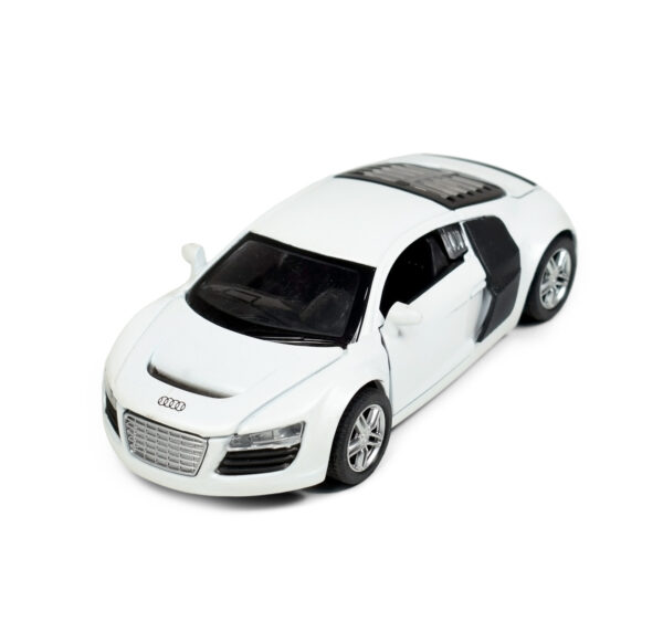 Metel Die-Cast Super Racing Car - White-0