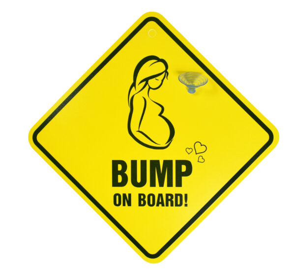 Baby Caution Car Sticker "Bump on Board" -0